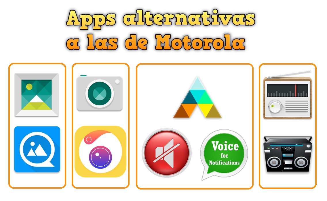 Apps alternativas a las de Motorola en el Moto G GPE