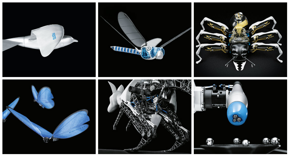 Festo, una compañía que se inspira en la naturaleza para hacer los más increíbles robots