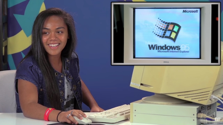 Mira lo que pasa cuando jóvenes menores de 20 se enfrentan a una PC con Windows 95
