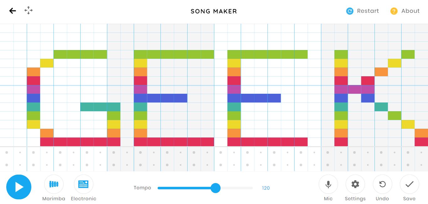 Song Maker, la divertida aplicación web de Google para crear canciones