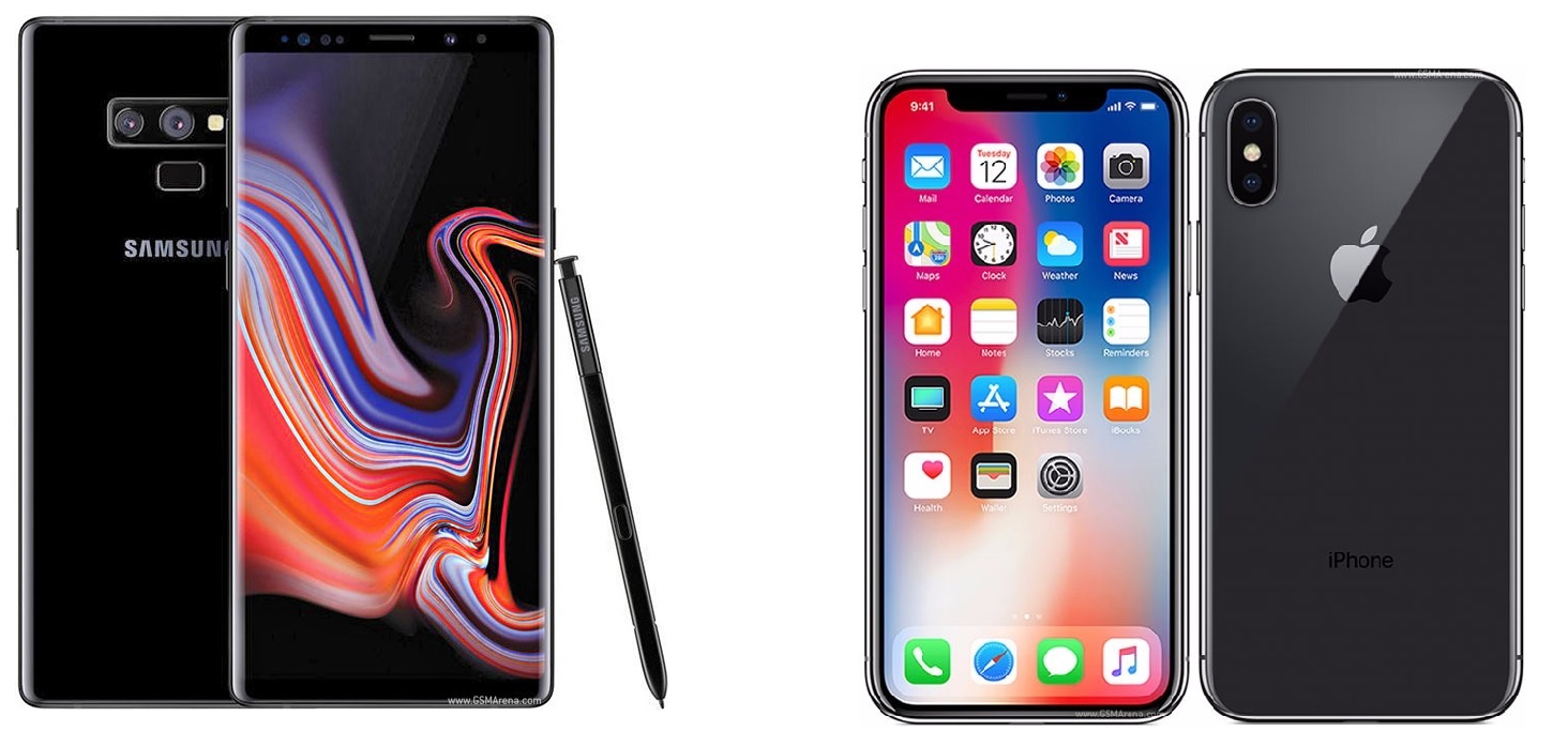 Samsung Galaxy Note 9 VS iPhone X