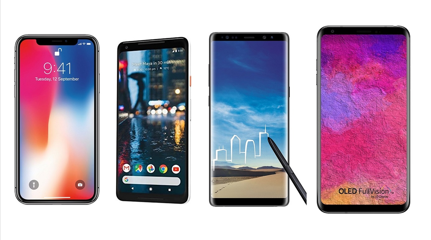 Venta de smartphones 3Q 2018