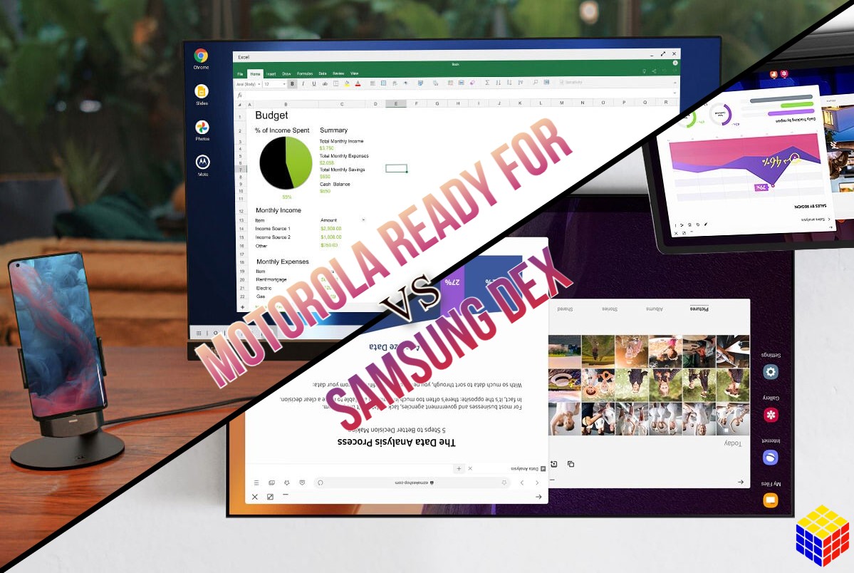 Samsung Dex vs Motorola Ready For