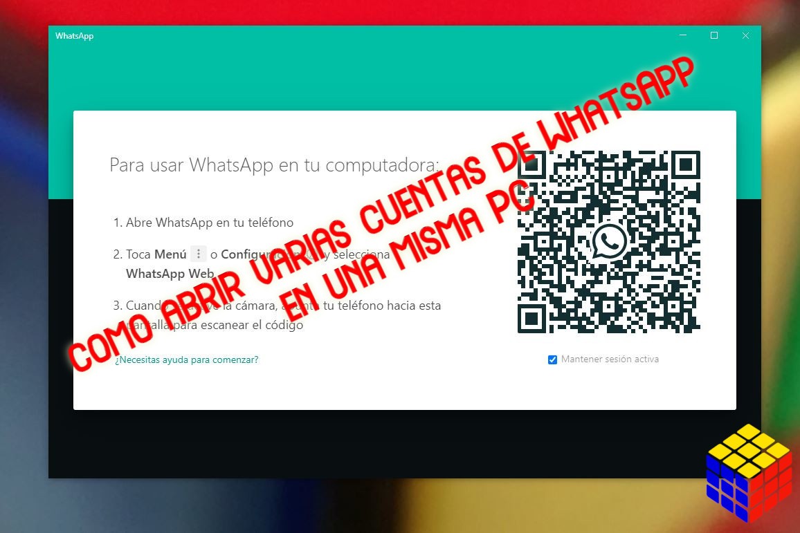 varias cuentas de WhatsApp