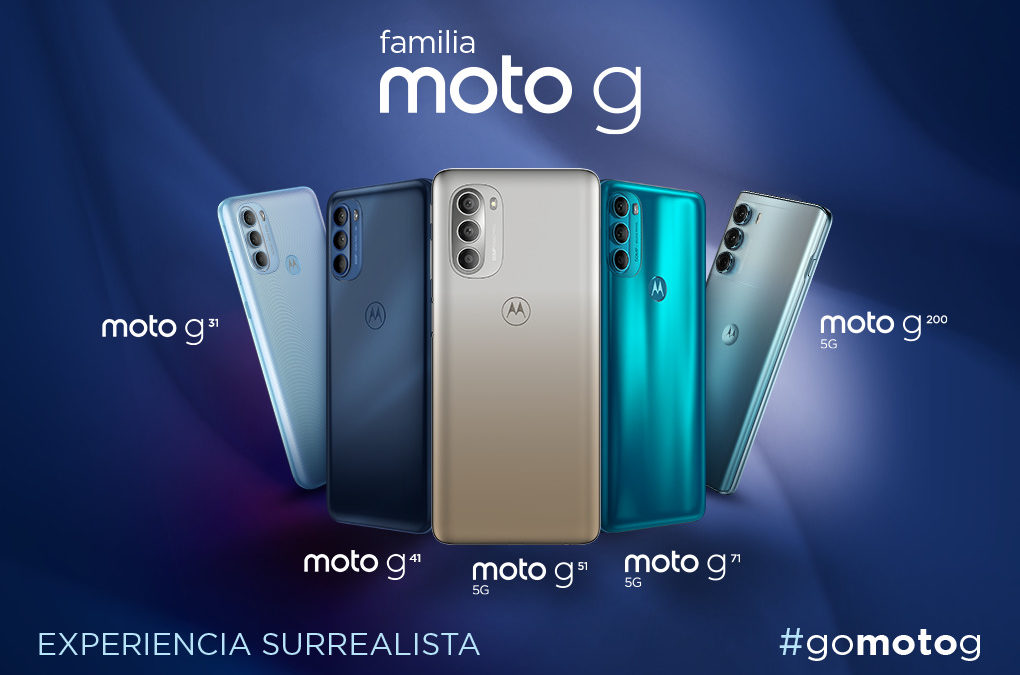 Familia Moto G  Celulares gama media